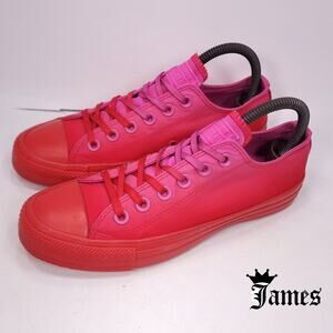 Converse All Star Lace Up Athletic Sneaker Shoe Womens Size 7 163290C Pink